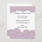 Blush Pink Hydrangea Hochzeitseinladung Einladung (Vorne/Hinten)
