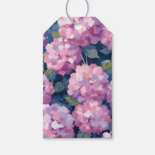 Blush Pink Hydrangeas Bloral Geschenkanhänger