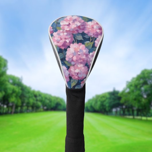 Blush Pink Hydrangeas Bloral Golf Headcover
