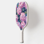 Blush Pink Hydrangeas Floral Pickleball Schläger (Links)