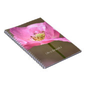 Blush Pink Iceland Poppy Flower (my photography) Notizblock (Rechte Seite)