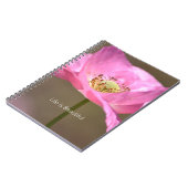 Blush Pink Iceland Poppy Flower (my photography) Notizblock (Linke Seite)