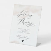 Blush Pink im Gedächtnistraining Sockelschild (Vorderseite)