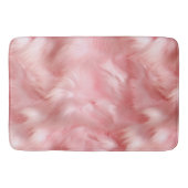 Blush Pink Imitate Fur Badematte (Vorderseite)