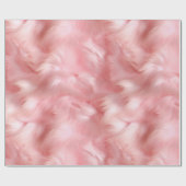 Blush Pink Imitate Fur Geschenkpapier (Flach)