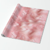 Blush Pink Imitate Fur Geschenkpapier (Ungerollt)