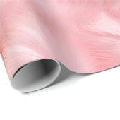 Blush Pink Imitate Fur Geschenkpapier (Rolleneckpunkt)