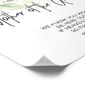 Blush Pink ist für Mutter der Hochzeit des Grooms  Poster (Ecke)