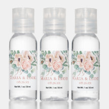 Blush Pink Ivory Peony Poppies Gastgeschenke Hochz