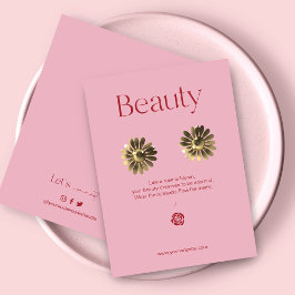 Blush Pink Jewelry Earring Display Card