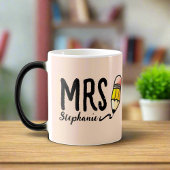 Blush Pink l Niedlich Pencil Typografy Teacher Gif Verwandlungstasse