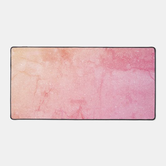Blush Pink Large Mouse Pad - Benutzerdefinierte Sc Schreibtischunterlage (Vorderseite)