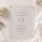 Blush Pink Laurel Wreath Elegante Hochzeit Einladung