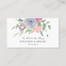 Blush Pink Lila Einfache Christliche Hochzeit mit 