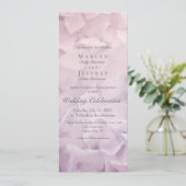 Blush Pink Lila Hydrangea Summer Garden Wedding Einladung (Stehend Vorderseite)