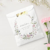 Blush Pink Lilac Wildblume Wreath Brautparty Geschenktütchen (Versiegelt)