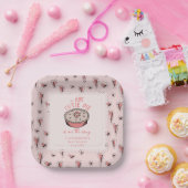Blush Pink Little Süsse Pie Fall Baby Dusche Pappteller (Party)