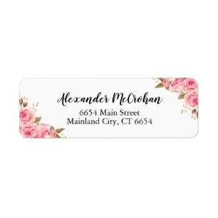 Blush Pink Magnolia Wasserfarbene Blumenzwiebelzun