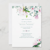 Blush Pink Magnolia Wedding (Vorderseite)