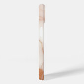 Blush Pink Marble iPhone 14 Fall mit Gold Veins Case-Mate iPhone Hülle (Rückseite / Rechts)