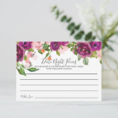 Blush Pink & Marsala Florenz Abendessen Karte (Stehend Vorderseite)