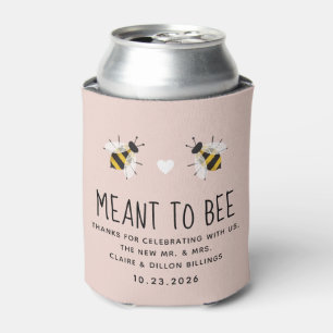 Blush Pink Meant to Bee Can Cooler Dosenkühler