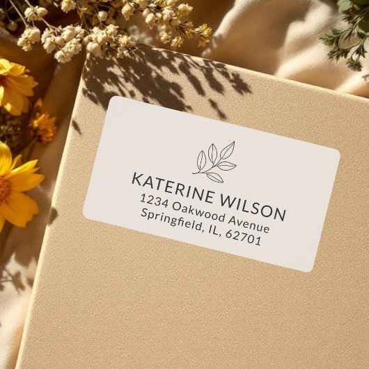 Blush Pink Minimalist Small Business Shipping