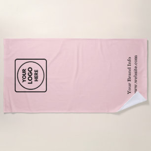Blush Pink Modern Benutzerdefiniertes profession Strandtuch