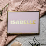 BLUSH PINK Modern Bold EDITABLE TEXT GOLD Foliendrucke<br><div class="desc">BLUSH PINK Modern Bold EDITABLE TEXT GOLD Foil Prints</div>