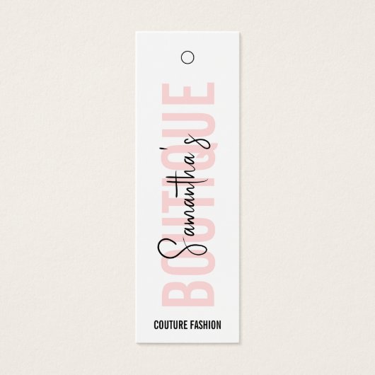 Blush Pink Modern Cloud Price Label (Vorderseite)