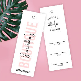 Blush Pink Modern Cloud Price Label