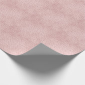 Blush Pink Moderne Imitate Fossilien Weihnachten Geschenkpapier (Ecke)