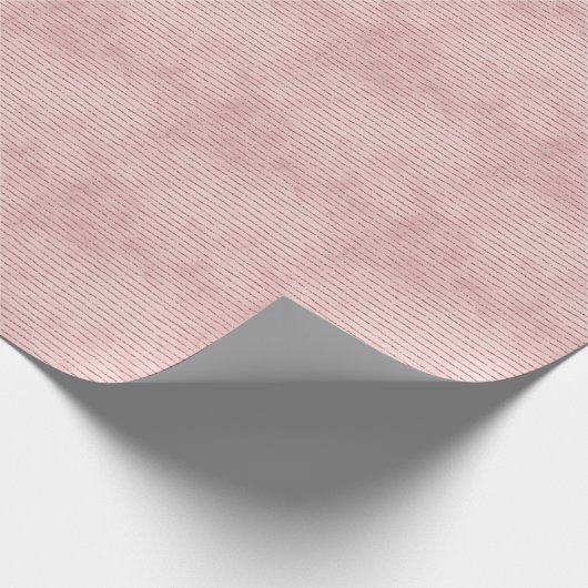 Blush Pink Moderne Imitate Fossilien Weihnachten Geschenkpapier (Ecke)