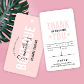 Blush Pink Moderne Kleidung Boutique Preis hängen