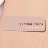 Blush Pink Moderne Minimine Feminine Girly