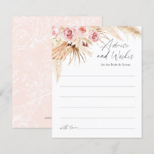 Blush Pink Moderner Boho Pampas Grass Hochzeitsrat