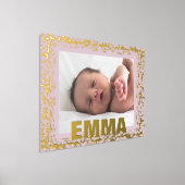 BLUSH PINK | MODERNER GOLD-TEXTURE-FOTO FOLIENDRUCKE (Ablage )