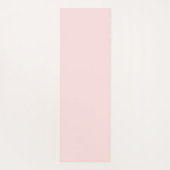 Blush Pink Monogram Modern Minimal Feminine Art Yogamatte (Rückseite)