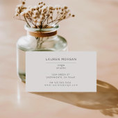 Blush Pink Moon Phasen Yoga Studio Business Card Visitenkarte