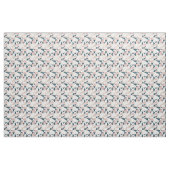 Blush Pink Navy Blau Geometrisches Muster Stoff (Yard (91,4 cm))