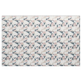 Blush Pink Navy Blau Geometrisches Muster Stoff (Fat Quarter (45,7 x 55,9 cm))
