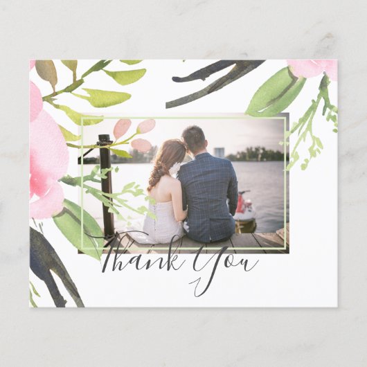 Blush Pink Olive Foto Danke für das niedrigste Bud Flyer (Vorne)