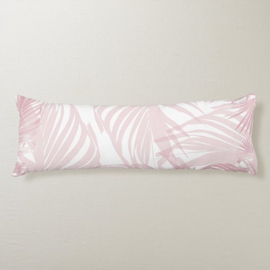 Blush Pink Palm Bliss 1 #tropic #art Seitenschläferkissen (Vorderseite)