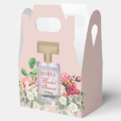 Blush Pink Parfüm Flasche Brautparty Geschenkschachtel (Geöffnet)