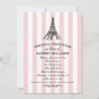 Blush Pink Paris Eiffel Tower Brautparty