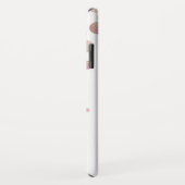 Blush Pink Pastel Iridescent Confetti Name Case-Mate iPhone Hülle (Hinten/Rechts)