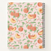 Blush Pink Peach Spiral Notebook Notizblock (Rückseite)