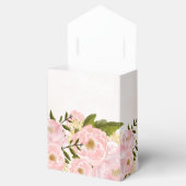 Blush Pink Peonies Aquarellfarben Brautparty Geschenkschachtel (Geöffnet)
