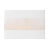 Blush Pink Peonies Watercolor Wedding Einladungsbanderole (Rückseitenbeispiel)