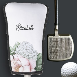Blush Pink Peony Personalized Golf Headcover